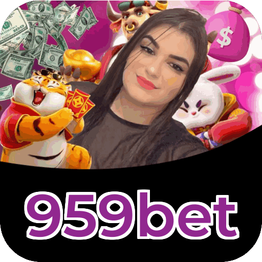 Interface do aplicativo 959bet mostrando jogos disponíveis no iOS e Android